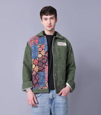 Olive Story Organic Kantha Jacket
