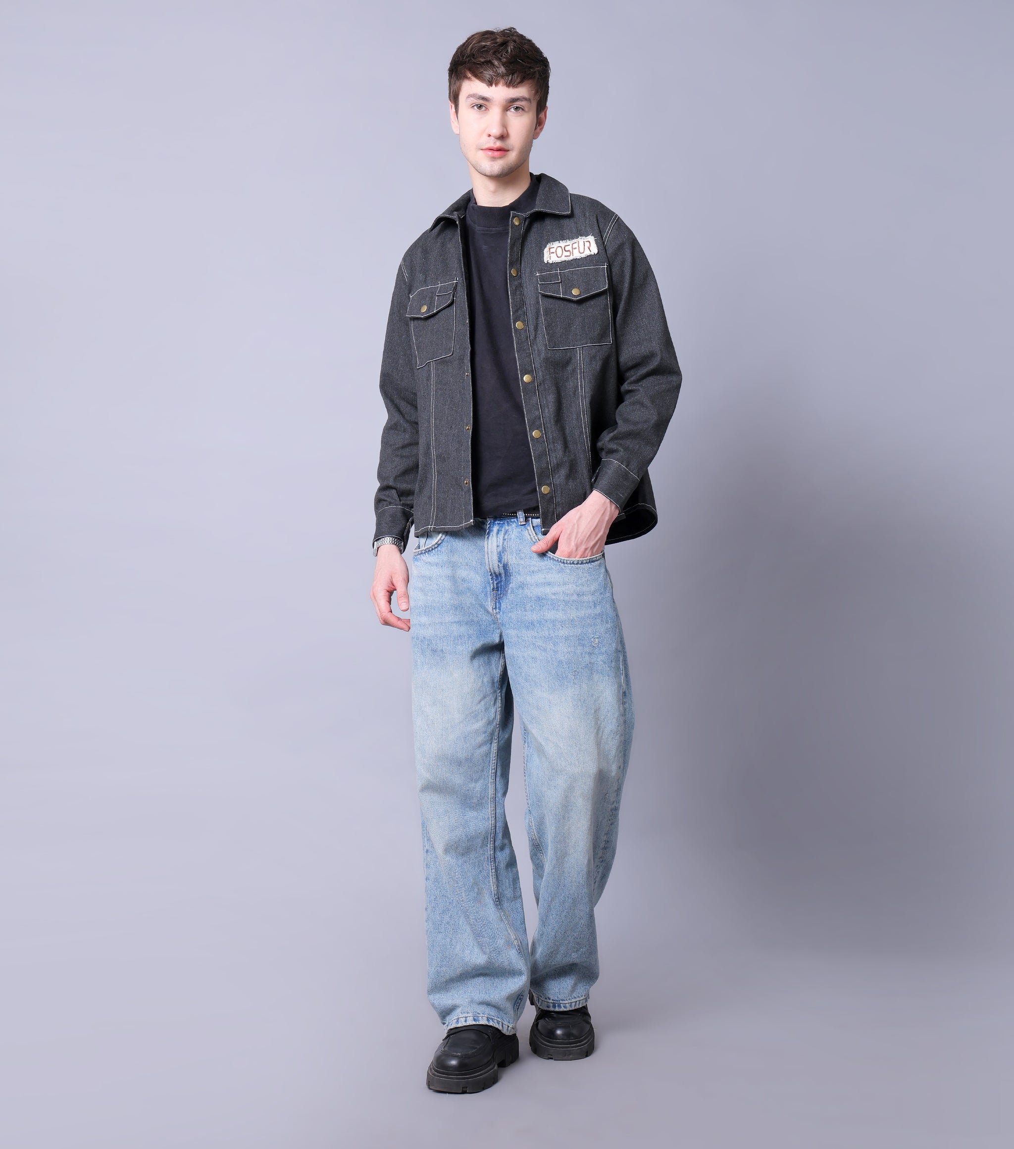 Noir Classic Organic Denim Jacket