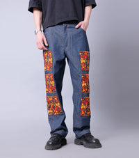 Flora Patch Denims