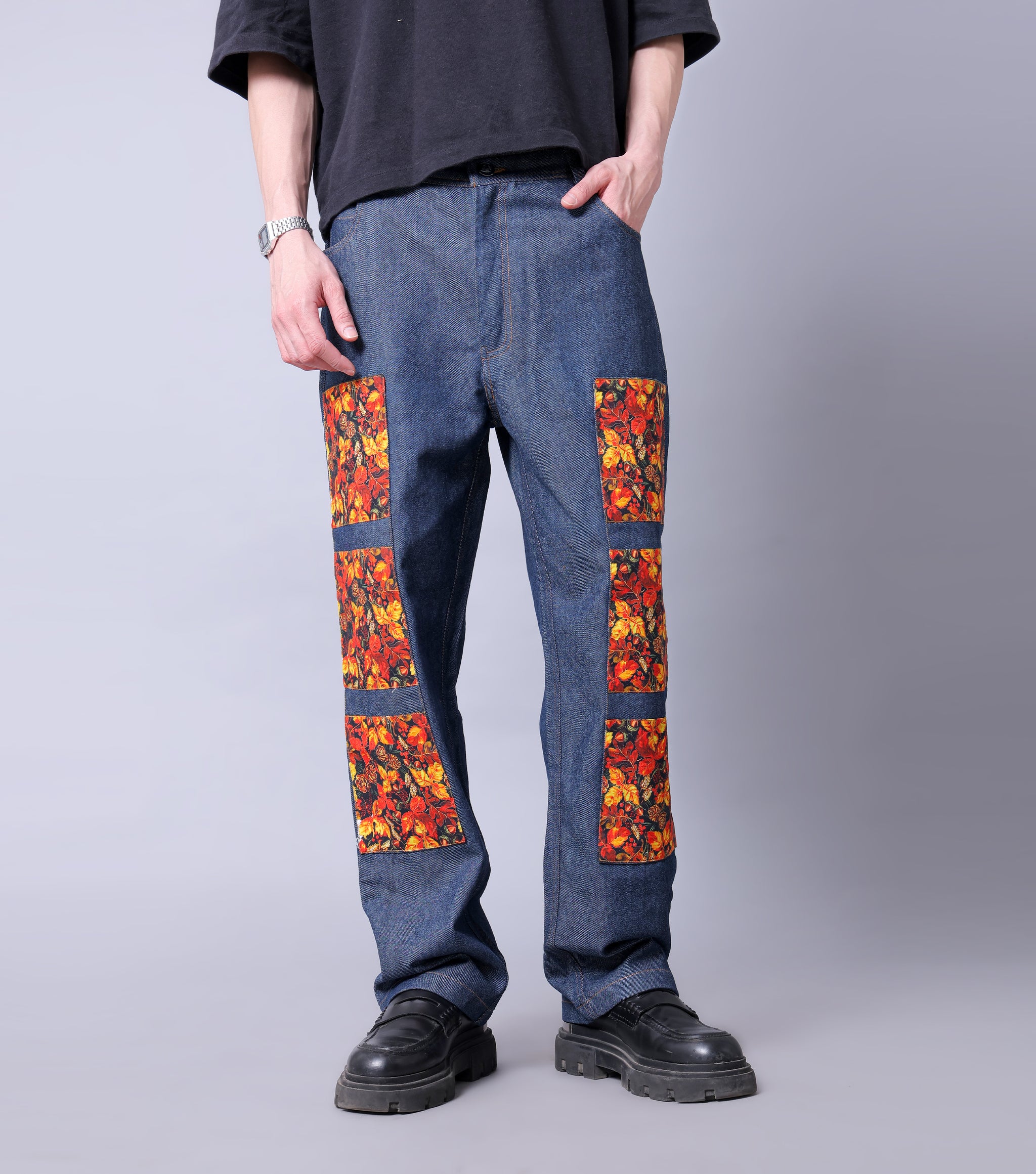 Flora Patch Denims
