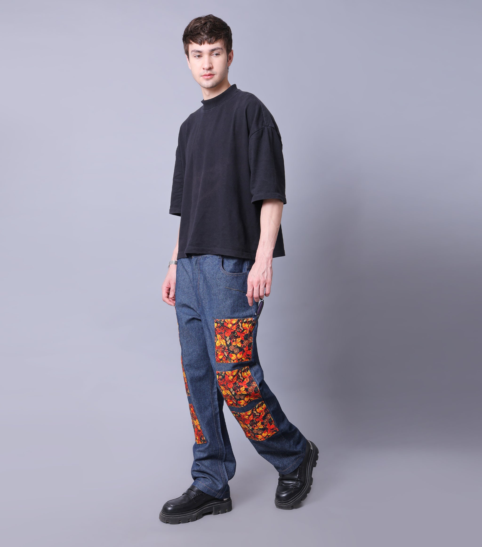 Flora Patch Denims